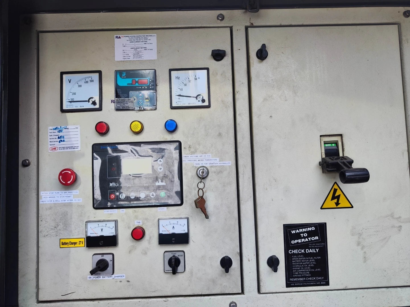 USED 800KVA KOMATSU SAA6D170E3 GENSET @ 10KO800