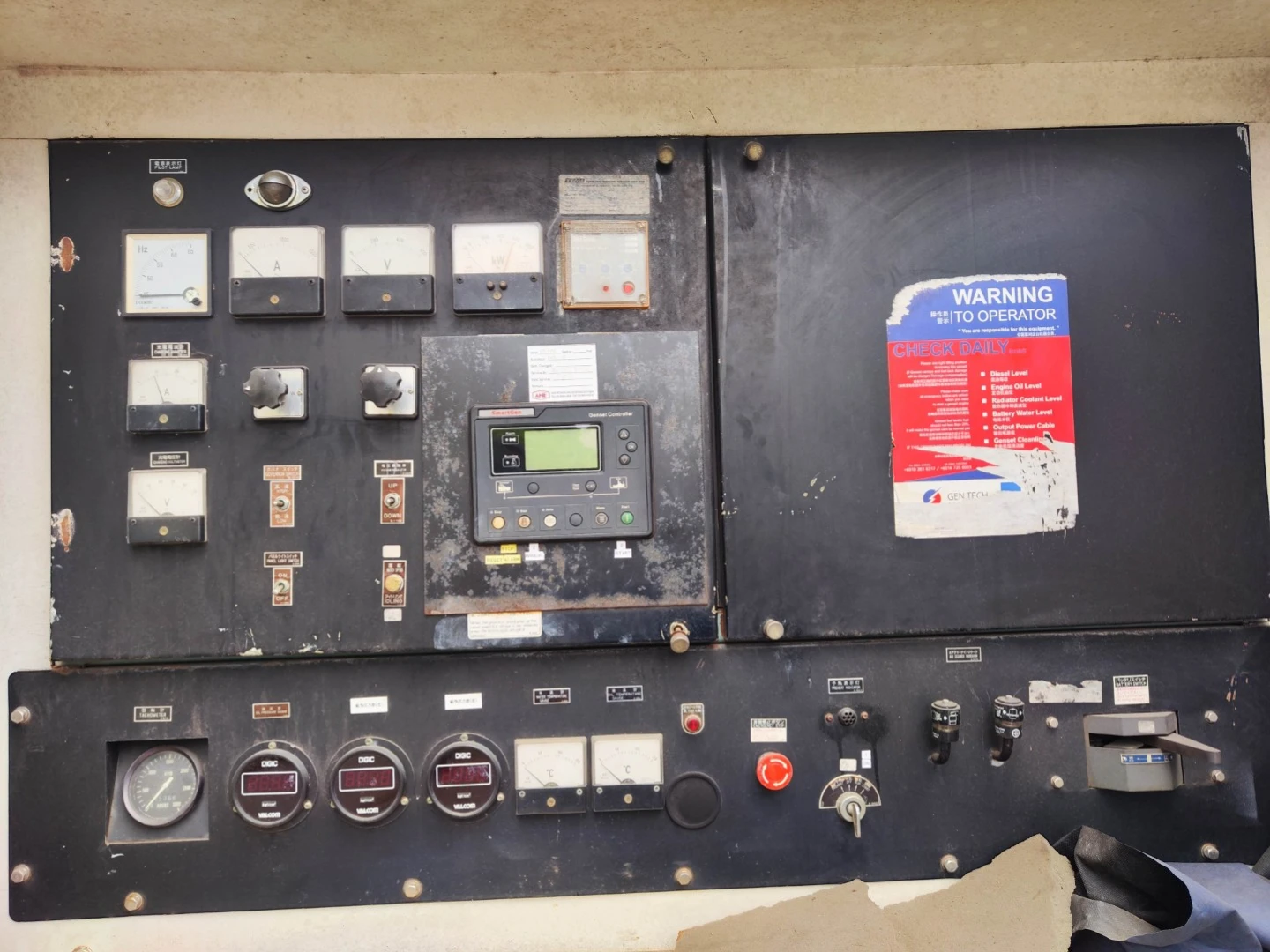 USED 800KVA MITSUBISHI S12A2-PTA GENSET @ 4MI800