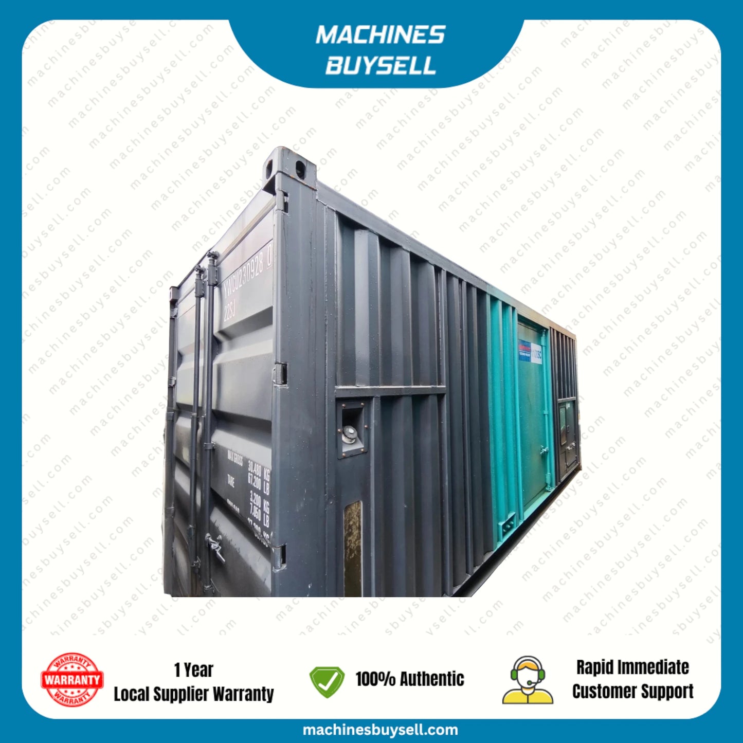 New 1000kVA Cummins KTA38-G5 Genset @ 42CU1000
