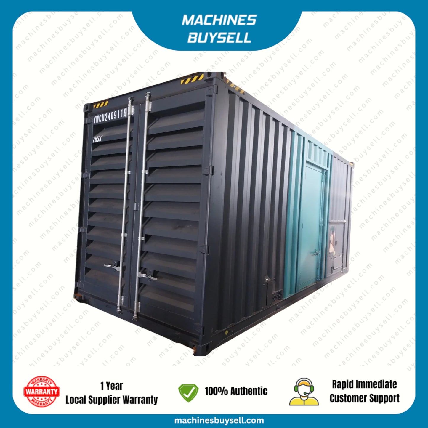 New 1250kVA Cummins KTA50-G3 Genset @ 12CU1250