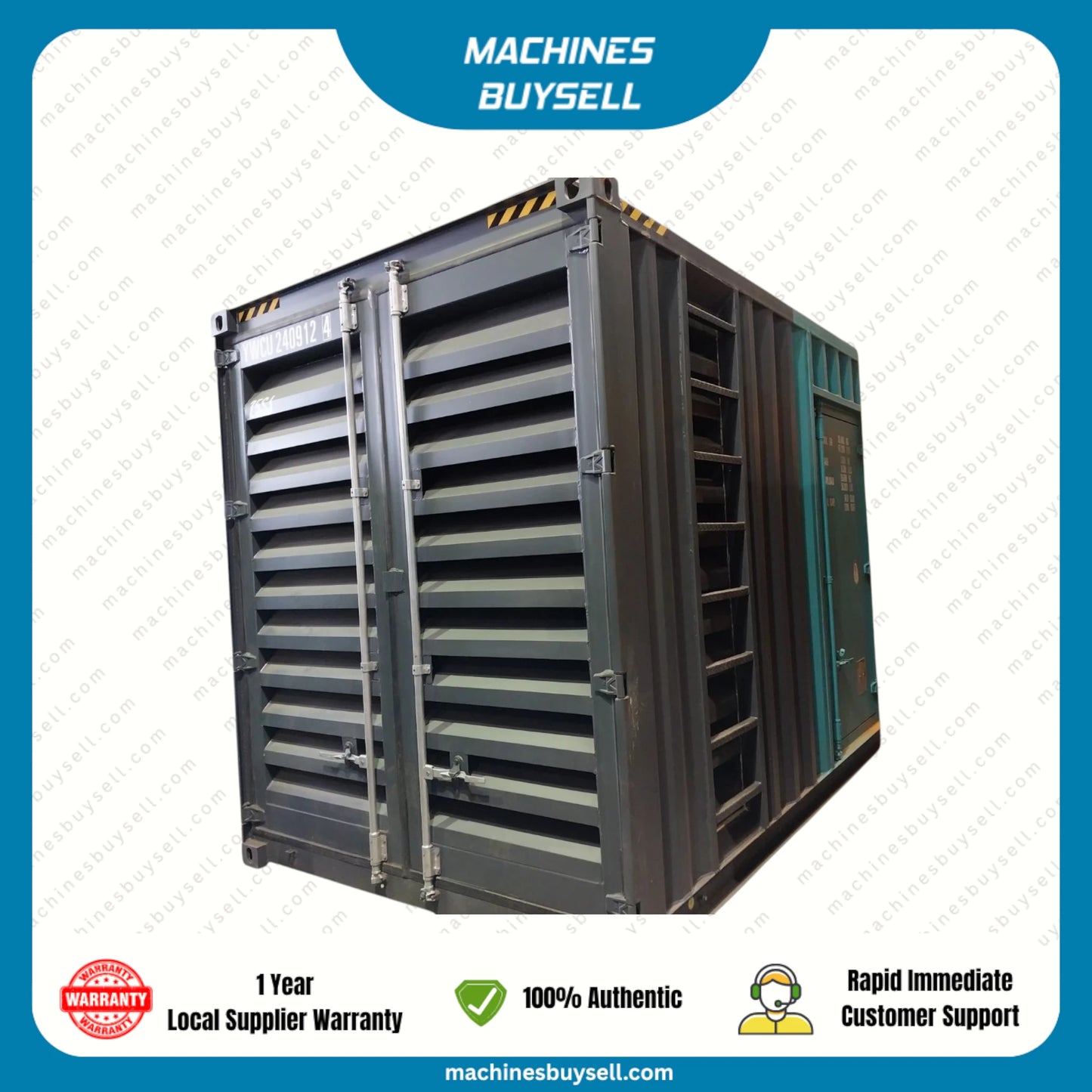 New 1250kVA Cummins KTA50-G3 Genset @ 13CU1250