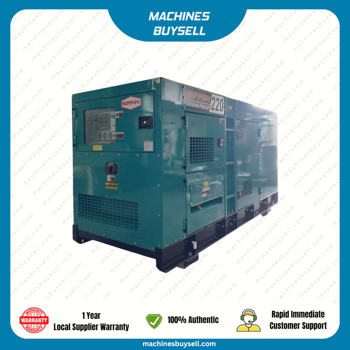 New 200kVA SDEC 6HTAA6.5-G34 Genset @ 27SD200