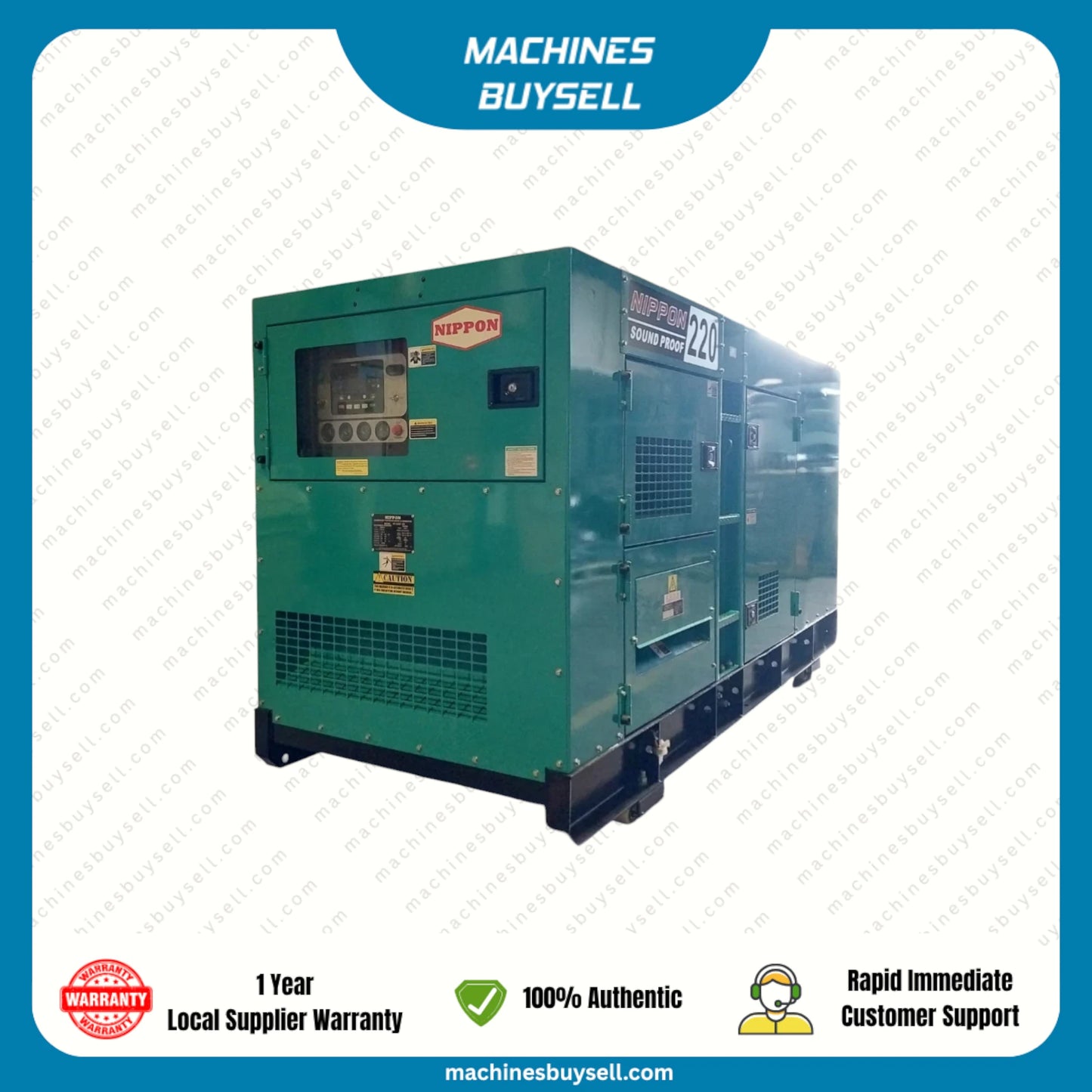 New 200kVA SDEC 6HTAA6.5-G34 Genset @ 28SD200