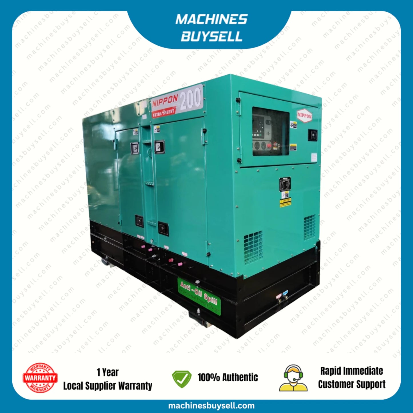 New 200kVA SDEC 6HTAA6.5-G34 Genset @ 30SD200