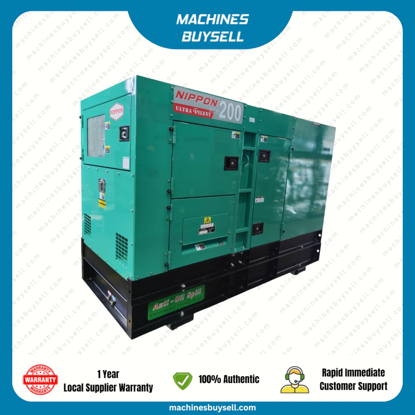 New 200kVA SDEC 6HTAA6.5-G34 Genset @ 30SD200
