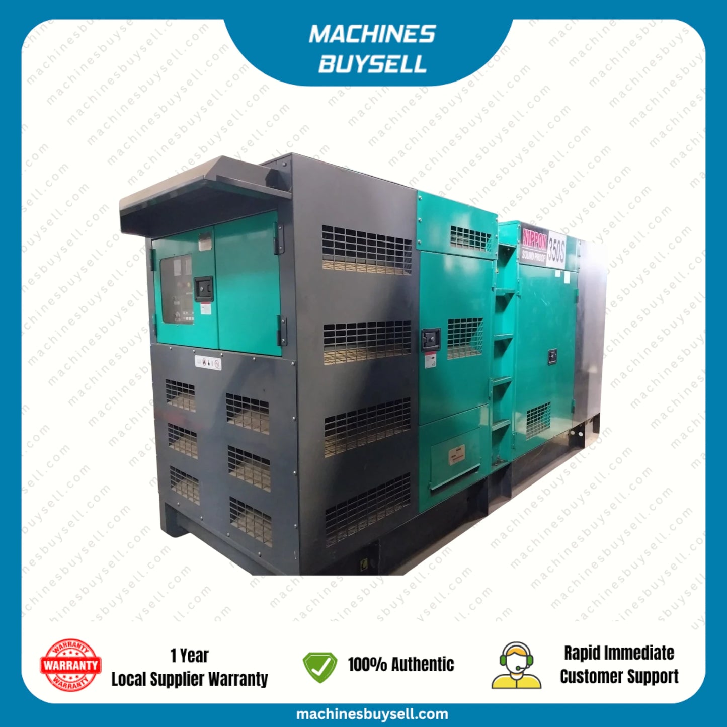New 300kVA Cummins NTA855-G1B Genset @ 11CU300