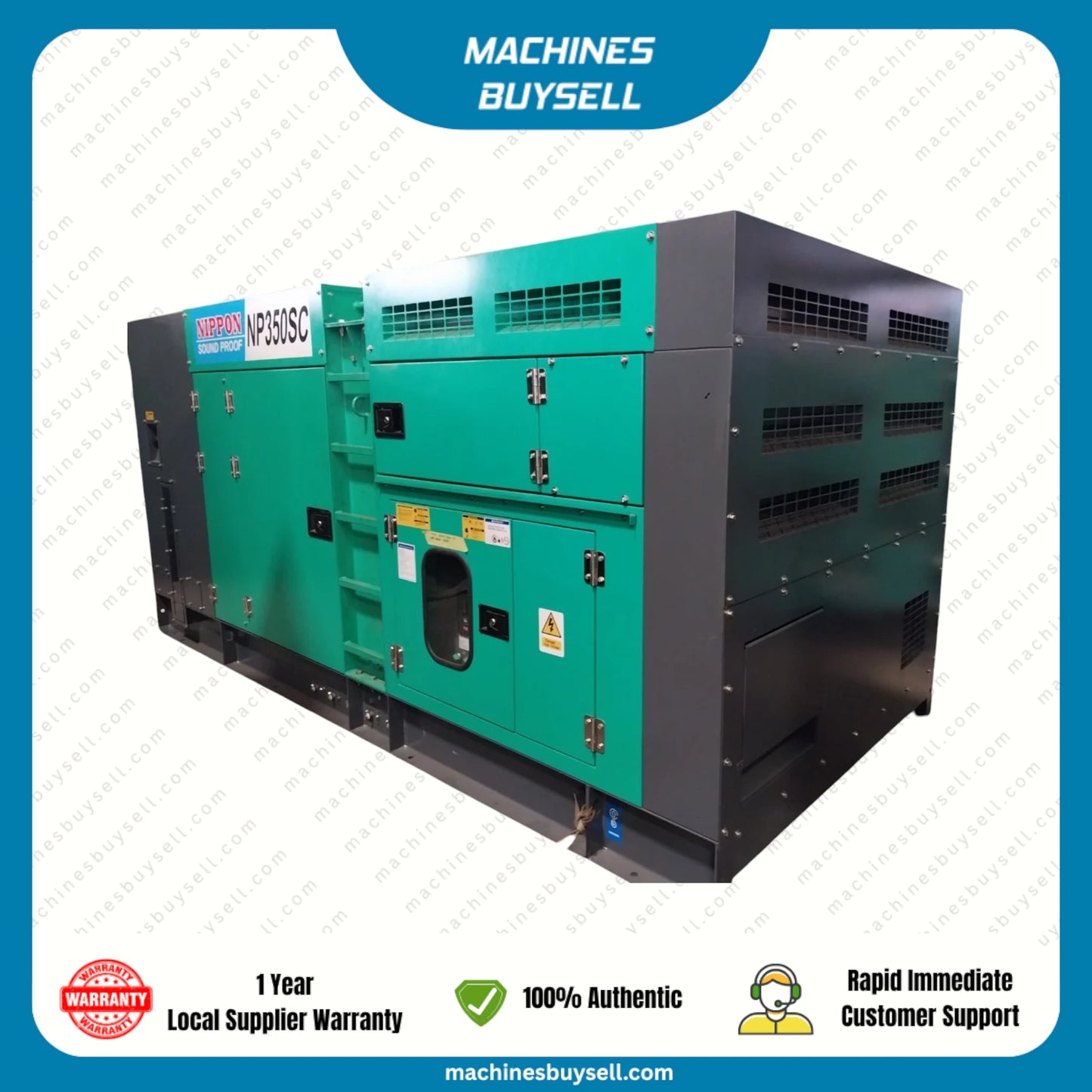 New 300kVA Cummins NTA855-G1B Genset @ 20CU300