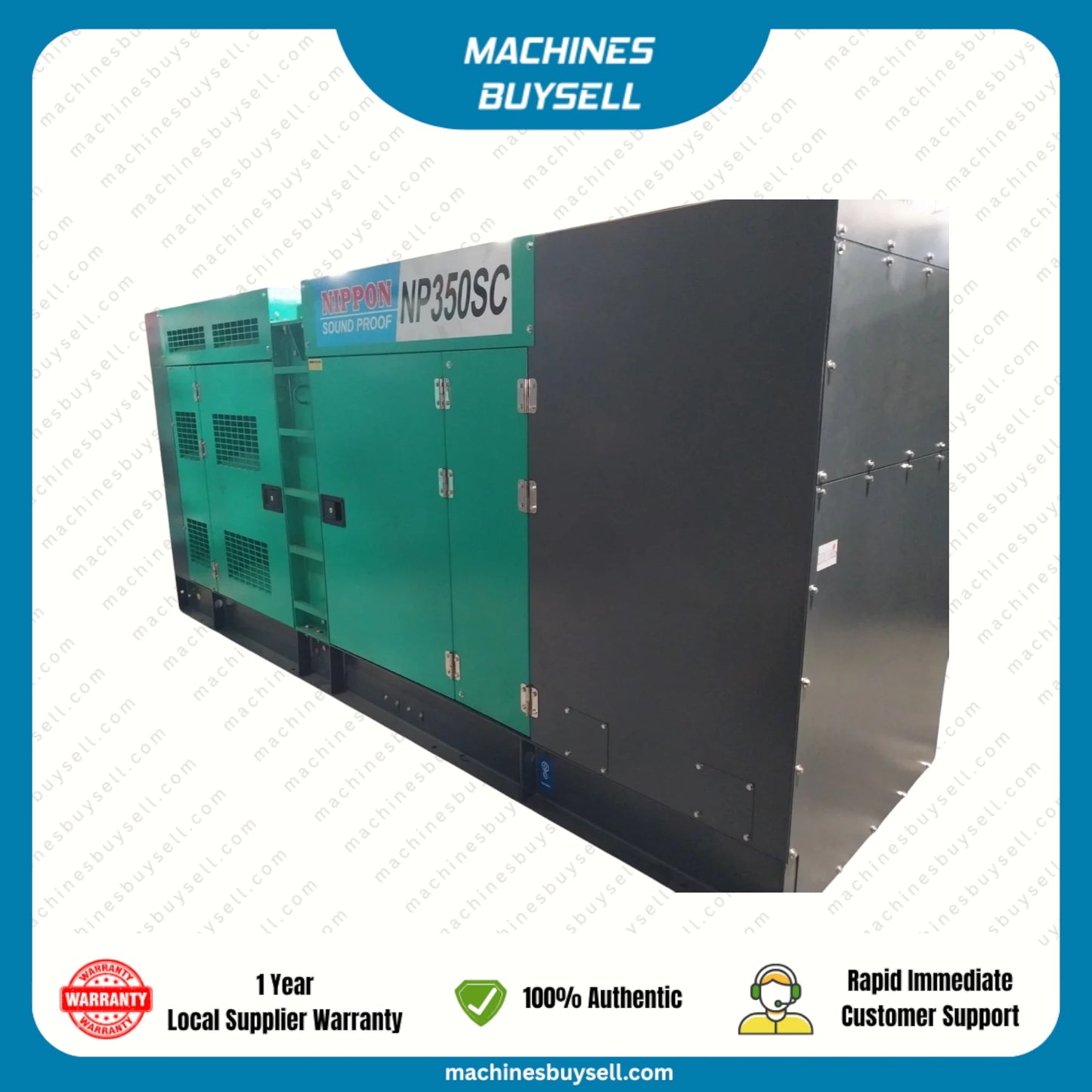 New 300kVA Cummins NTA855-G1B Genset @ 20CU300
