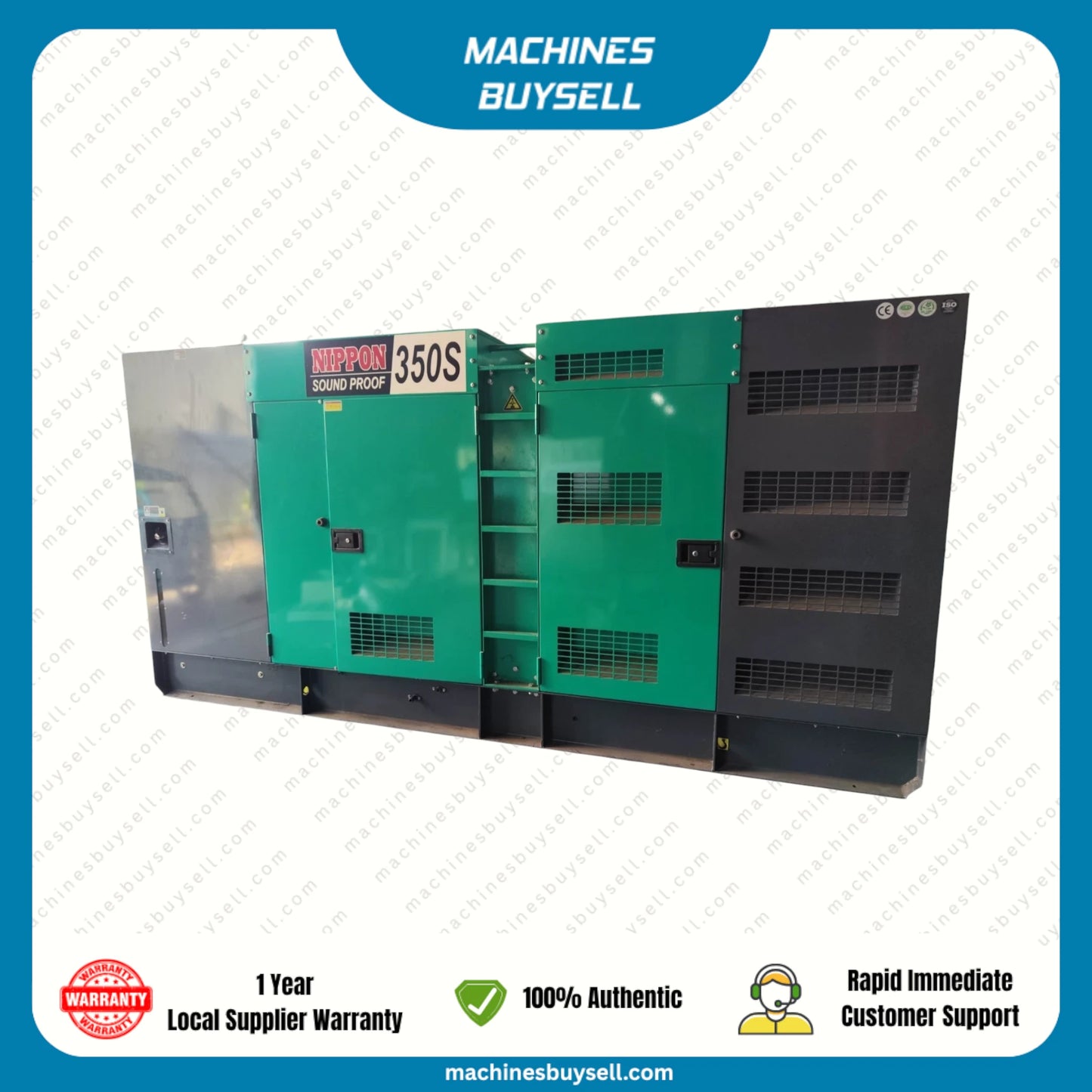 New 300kVA Cummins NTA855-G1B Genset @ 9CU300