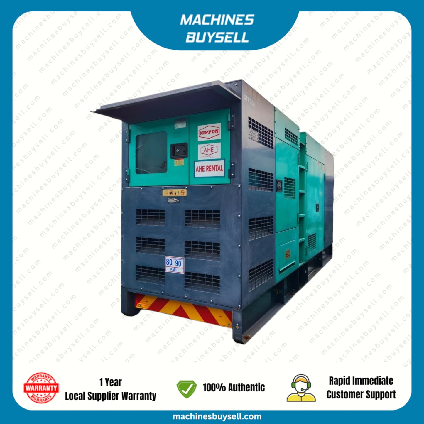 New 300kVA FPT F2CE0685B-D Genset @ 5FP300
