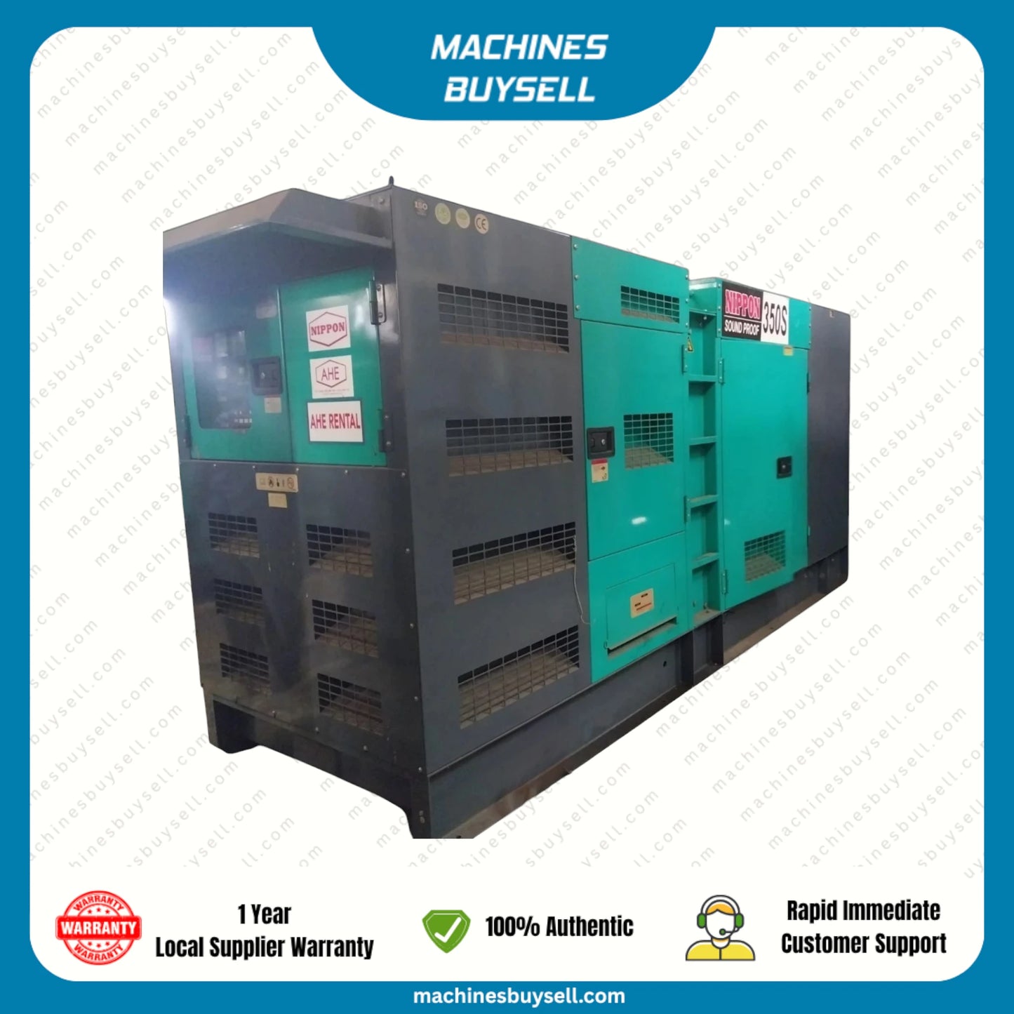 New 300kVA FPT F2CE0685B-D Genset @ 8FP300