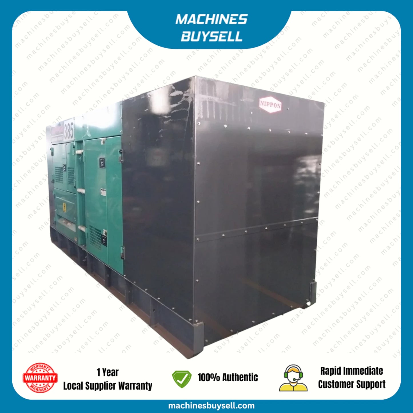 New 350kVA SDEC 6ETAA11.8-G21 Genset @ 15SD350