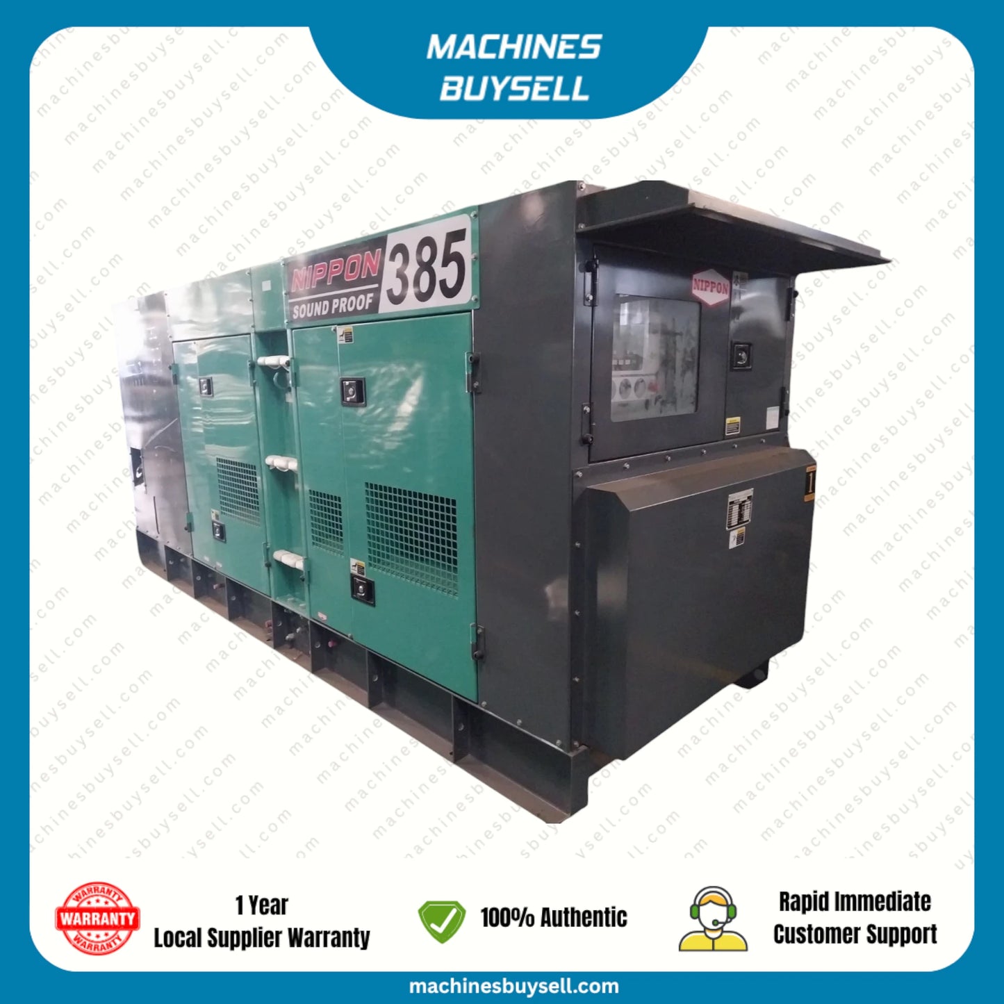 New 350kVA SDEC 6ETAA11.8-G21 Genset @ 15SD350