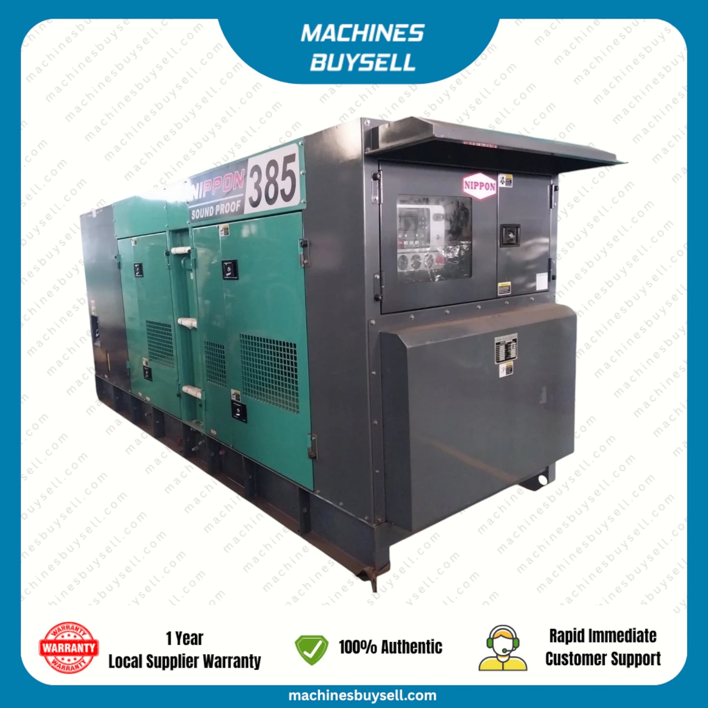 New 350kVA SDEC 6ETAA11.8-G21 Genset @ 16SD350