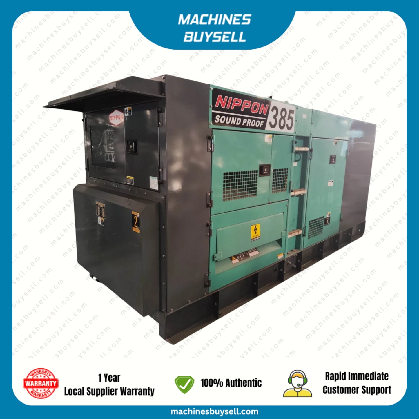 New 350kVA SDEC 6ETAA11.8-G21 Genset @ 17SD350