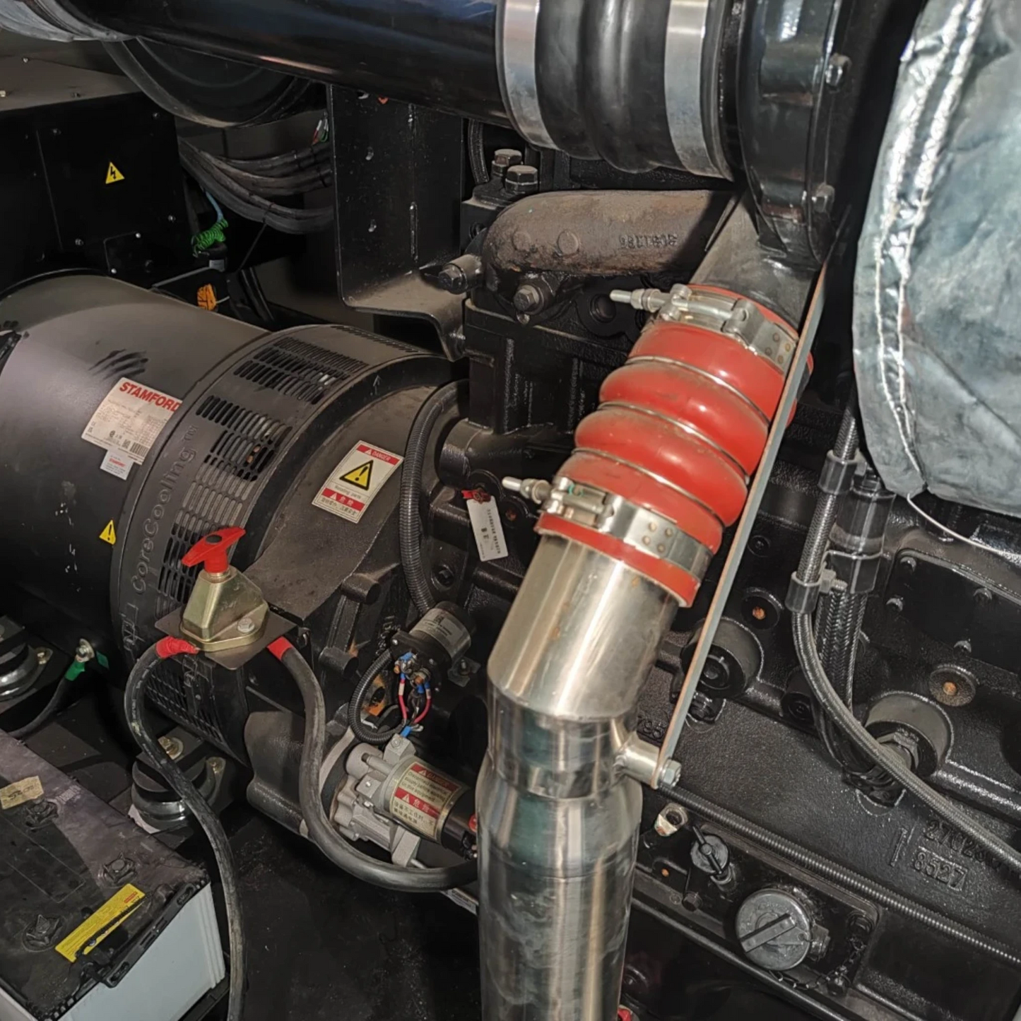 New 400kVA Cummins NTAA855-G7A Genset @ 18CU400