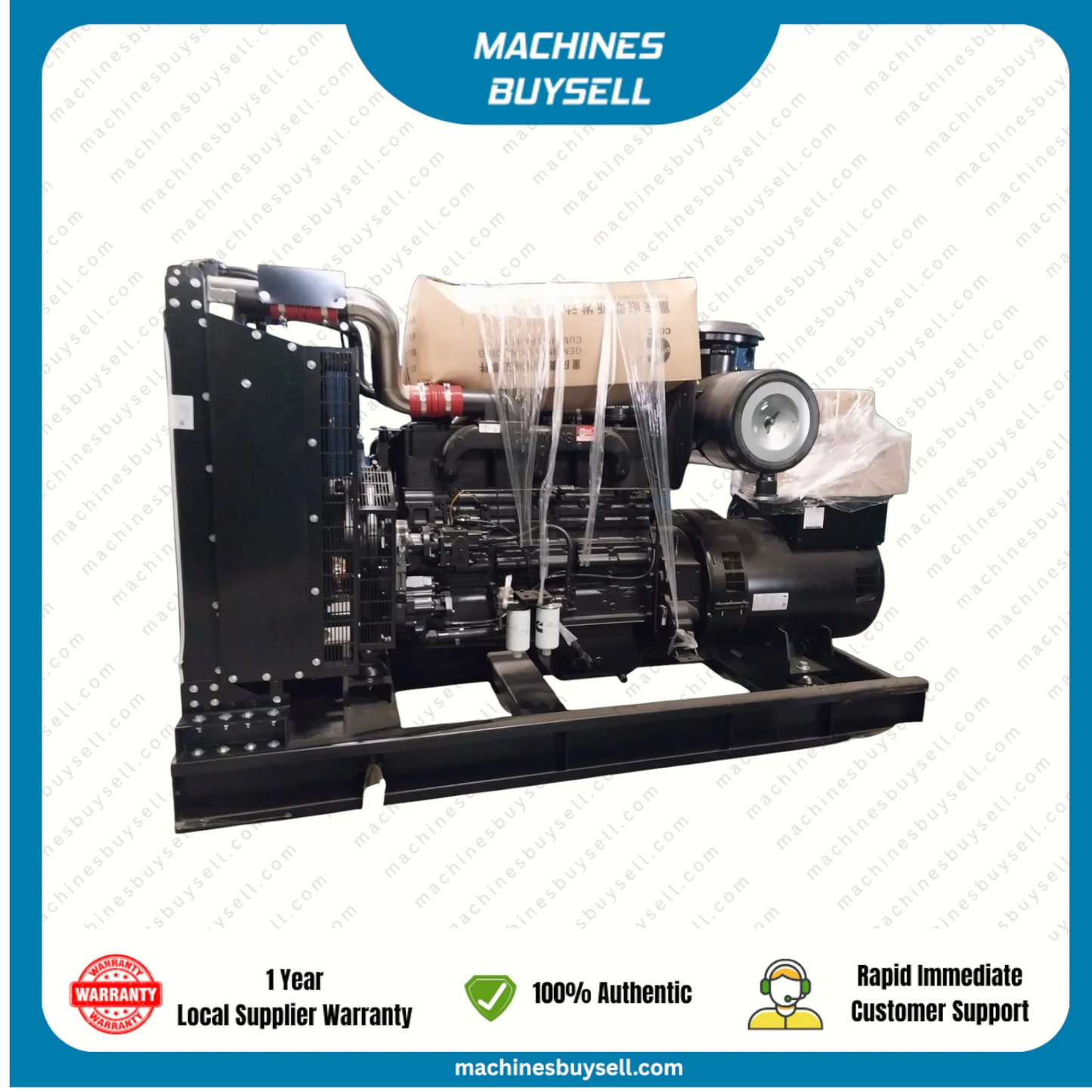 New 400kVA Cummins NTAA855-G7A Genset @ 3CU400