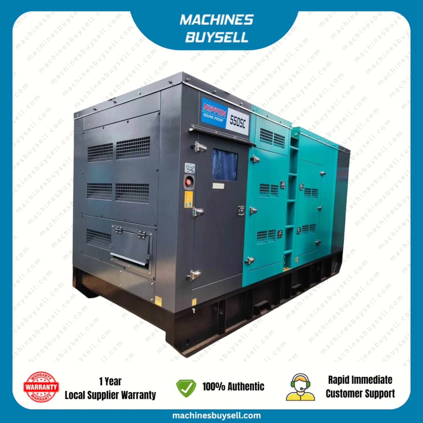New 500kVA Cummins KTA19-G4 Genset @ 39CU500