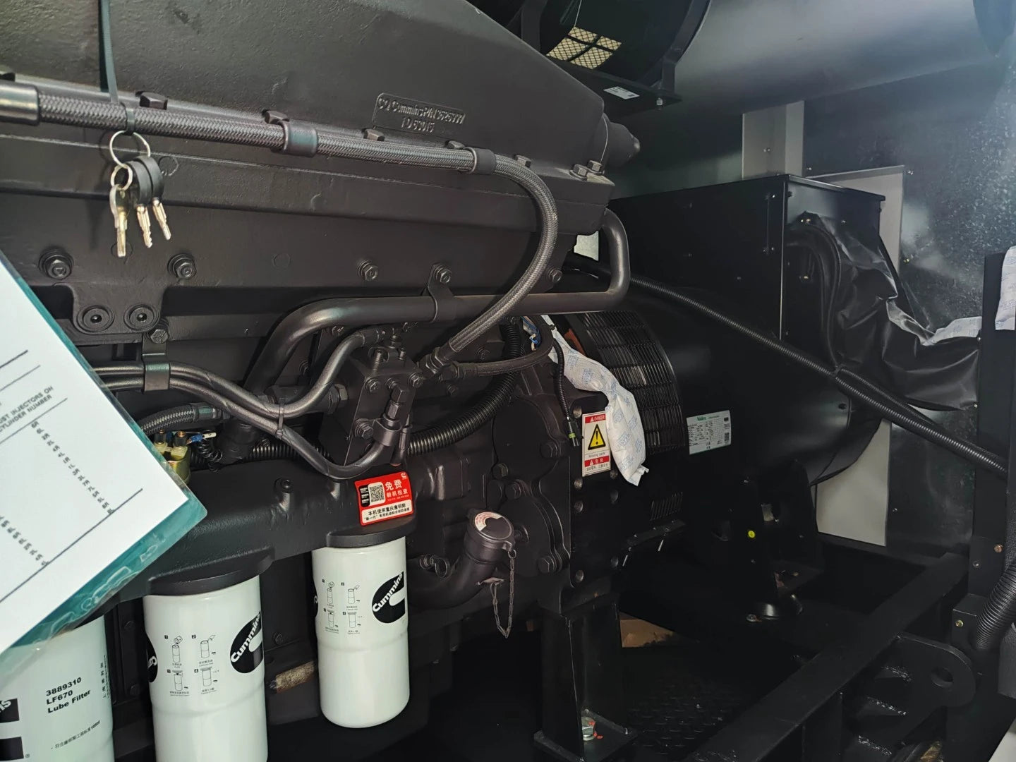 NEW 1000KVA CUMMINS KTA38-G5 GENSET @ 42CU1000