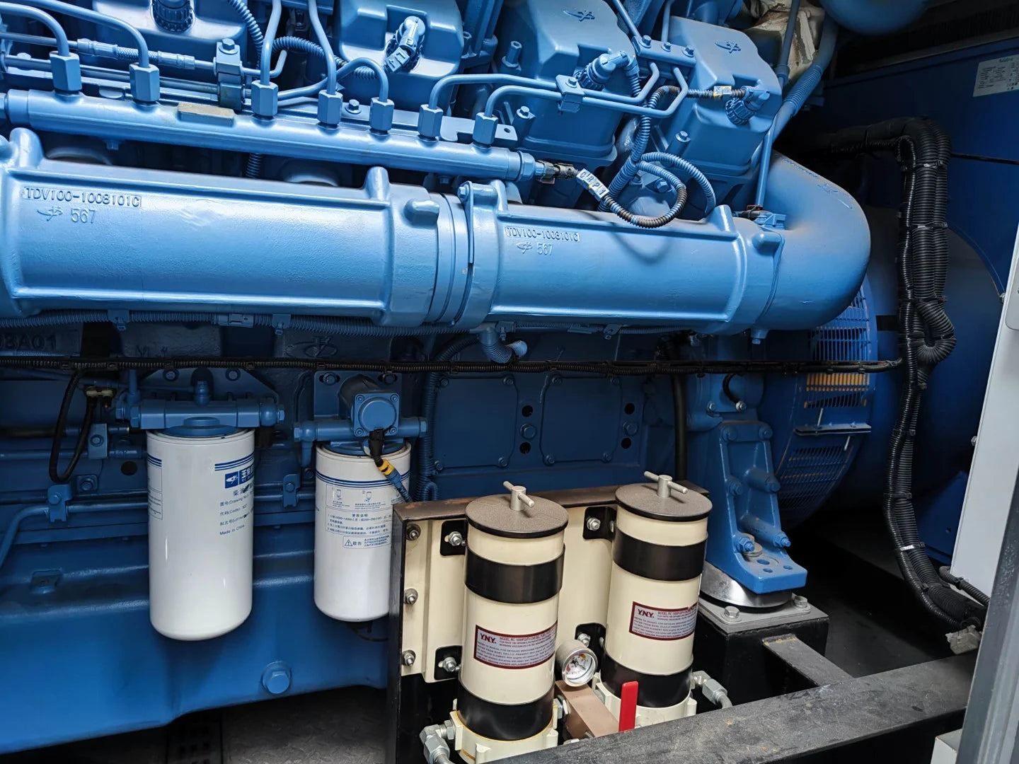 USED 1500KVA YUCHAI YC12VTD2000-D30 GENSET @ 18YU1500