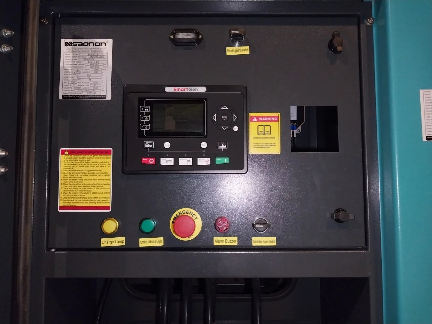 NEW 500KVA CUMMINS KTA19-G4 GENSET @ 10CU500