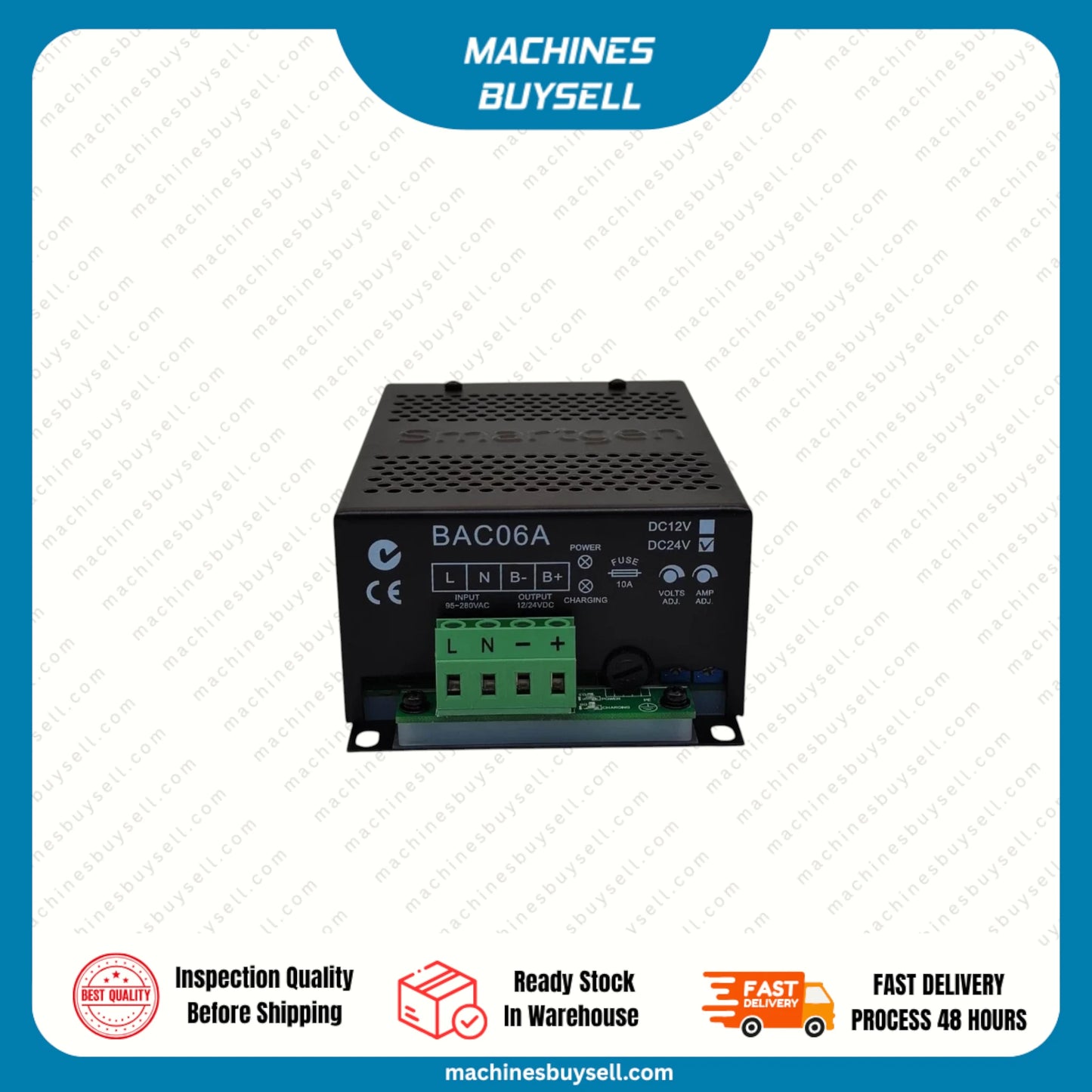 SMARTGEN BATTERY CHARGER BAC06A 24V @ SP2066