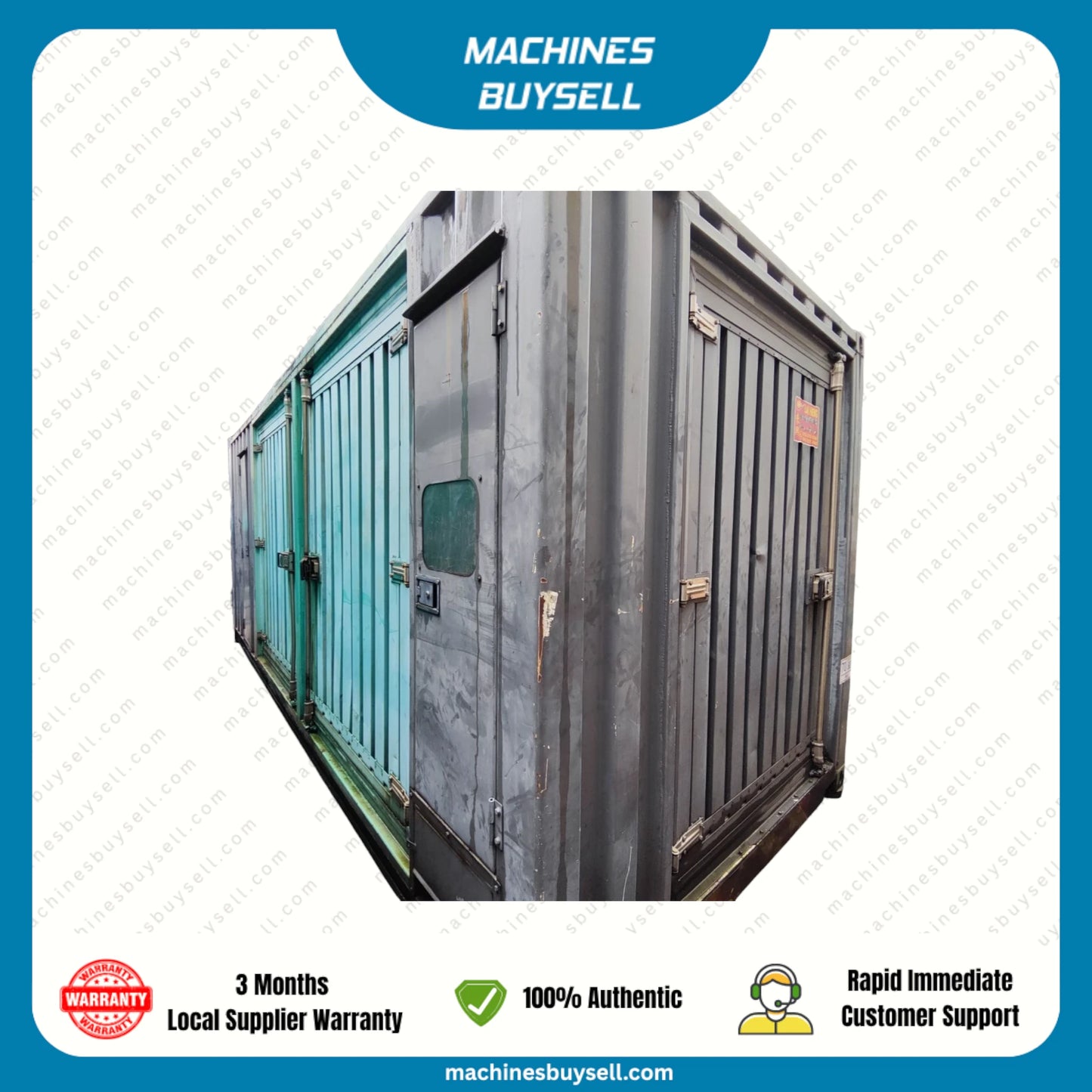 Used 1000kVA Cummins QST30-G4 Genset @ 48CU1000