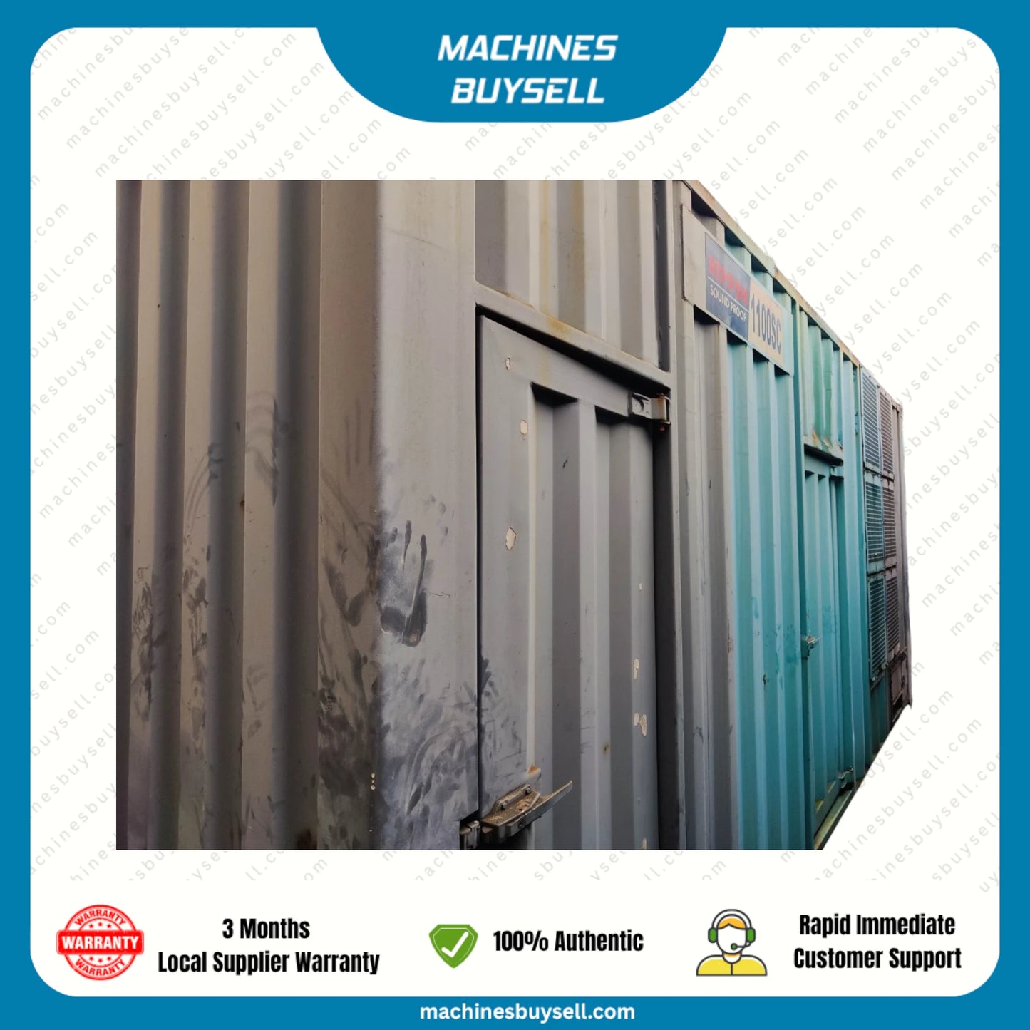 USED 1000KVA MTU 18V 2000 GG3 GENSET @ 15MT1000