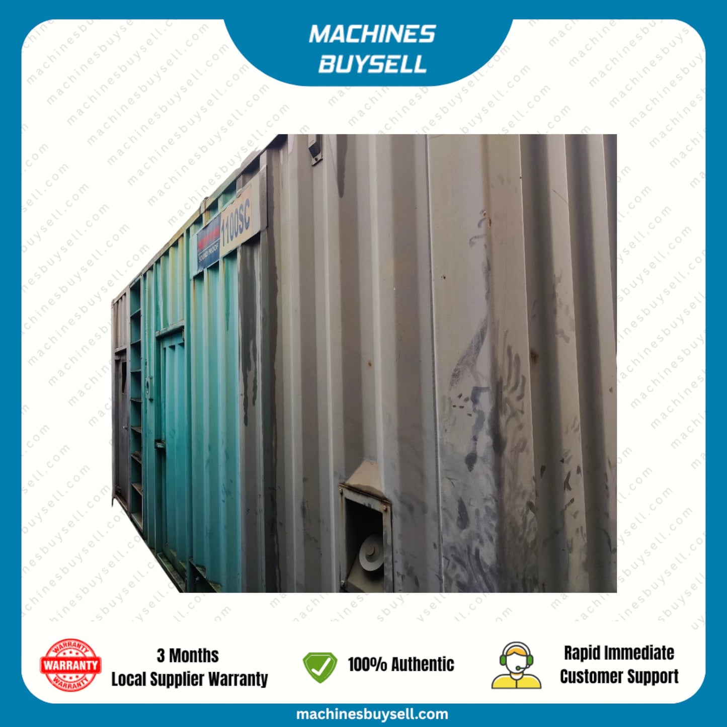 USED 1000KVA MTU 18V 2000 GG3 GENSET @ 15MT1000