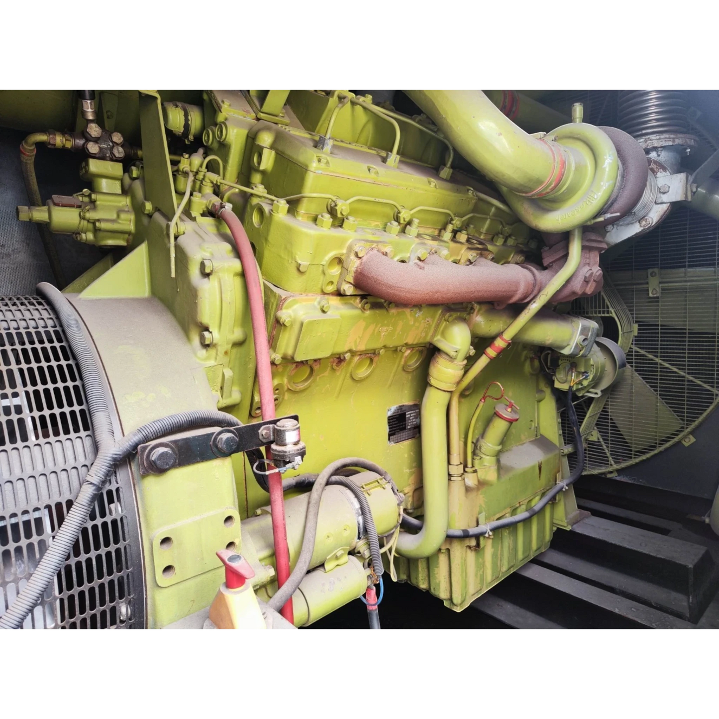 USED 1000KVA ROLLS ROYCE CV12 400G GENSET @ 16RO1000