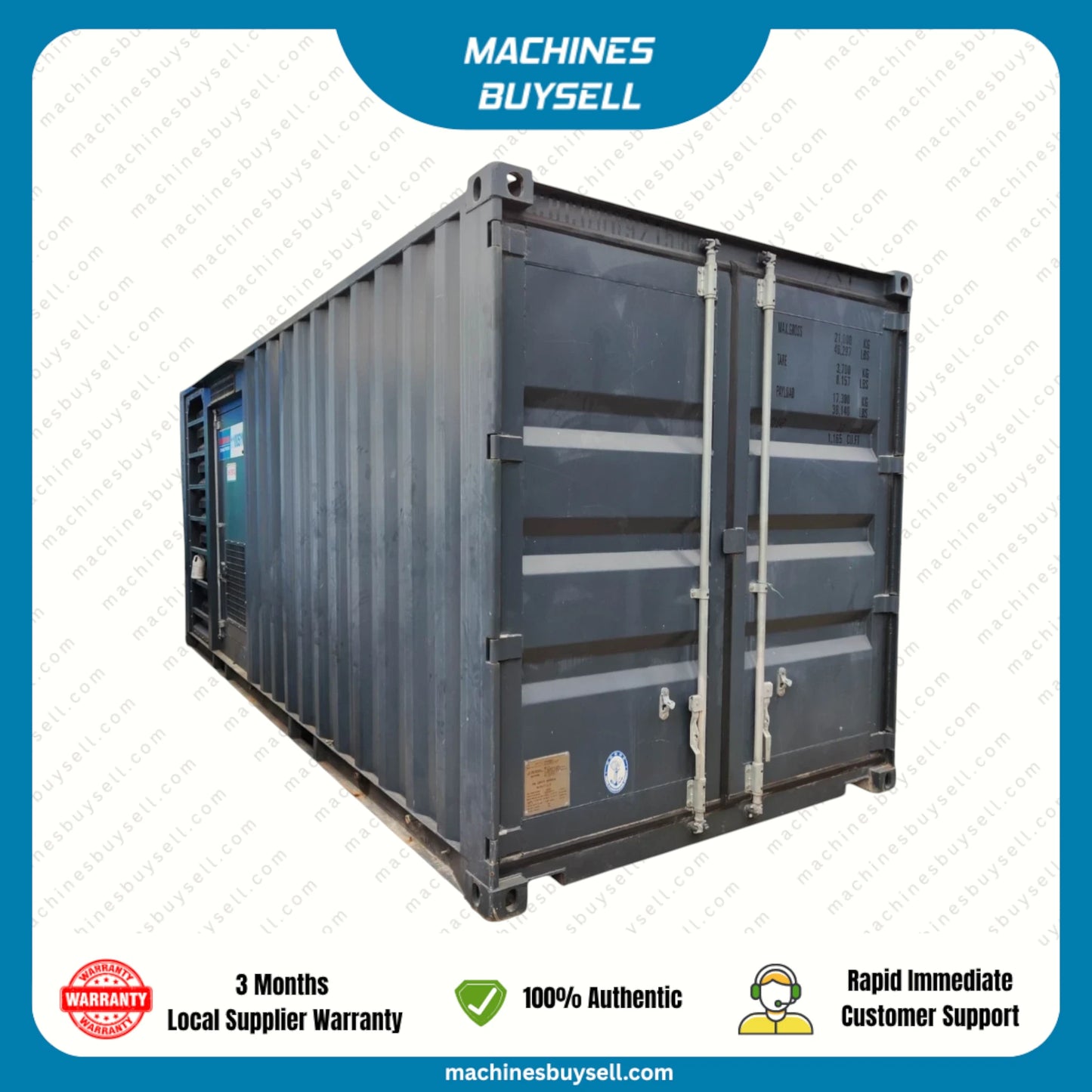 New 1000kVA Yuchai YC6TH1320-D31 Genset @ 27YU1000
