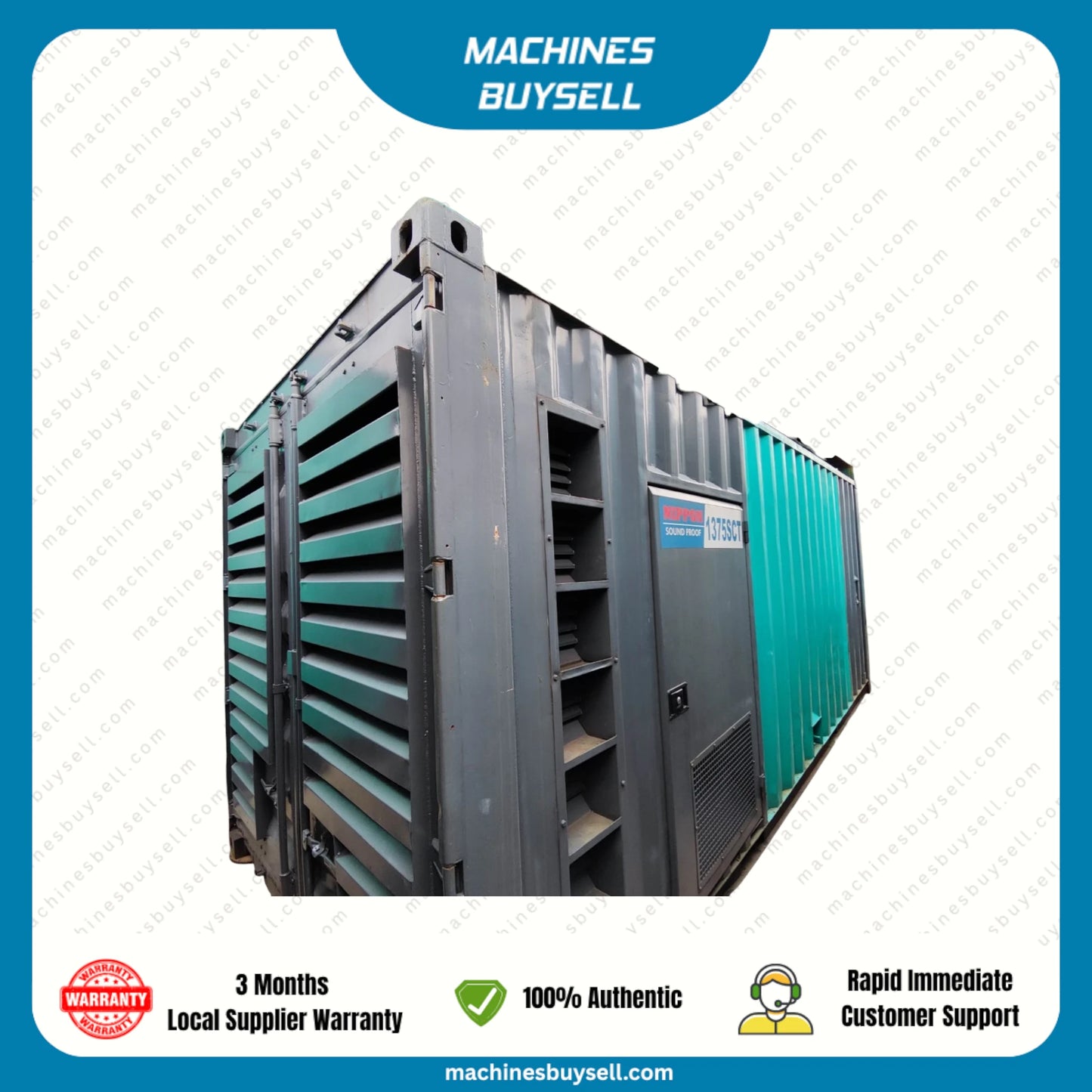 Used 1250kVA Caterpillar 3512-DITA Genset @ 2CA1250