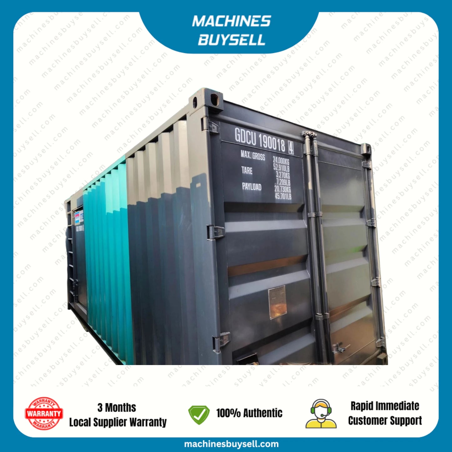 Used 1250kVA Caterpillar 3512-DITA Genset @ 3CA1250