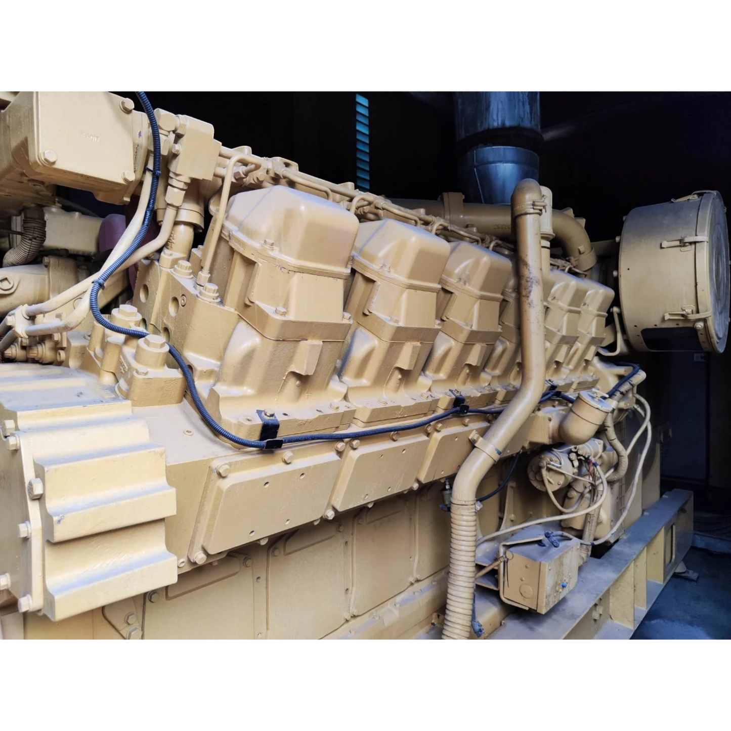 Used 1250kVA Caterpillar 3512-DITA Genset @ 9CA1250