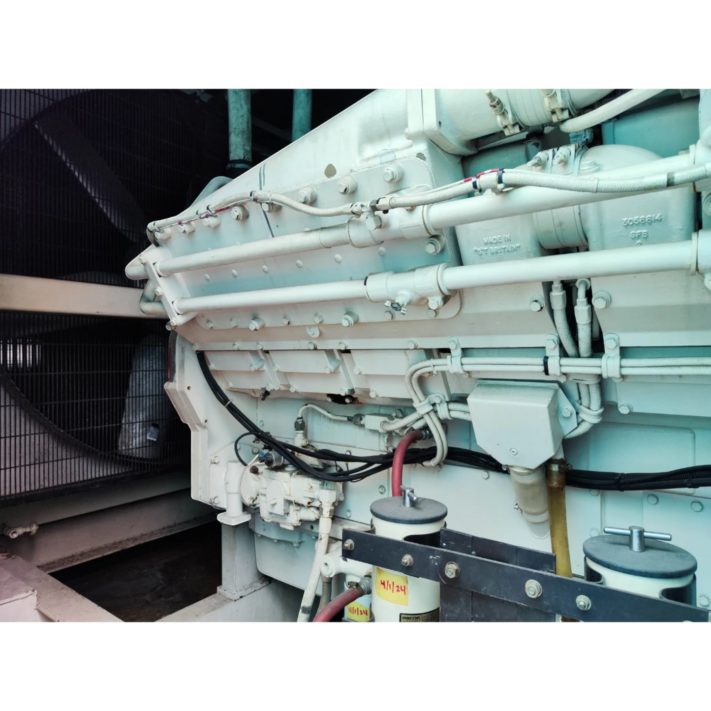 Used 1250kVA Cummins KTA50-G3 Genset @ 7CU1250