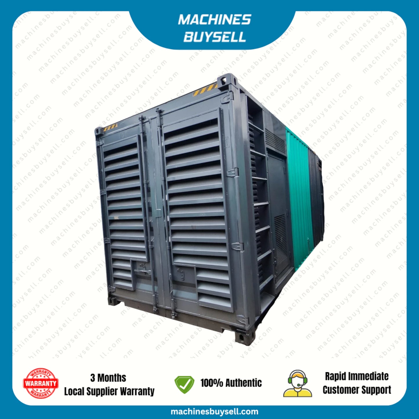 Used 1500kVA Cummins KTA50-G8 Genset @ 15CU1500