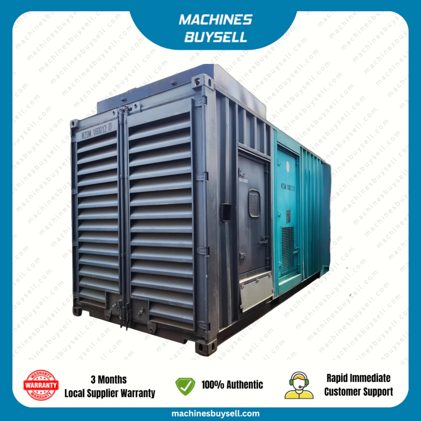 Used 2000kVA Caterpillar 3516B-DITA Genset @ 5CA2000