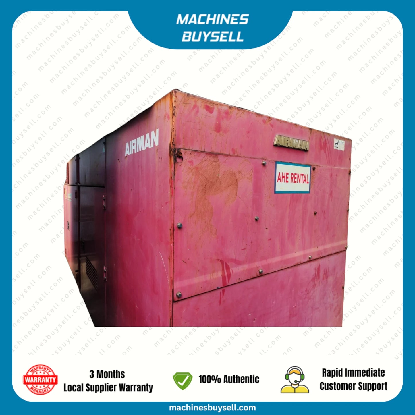 Used 200kVA Mitsubishi 6D24-TLE2B Genset @ 16MI200