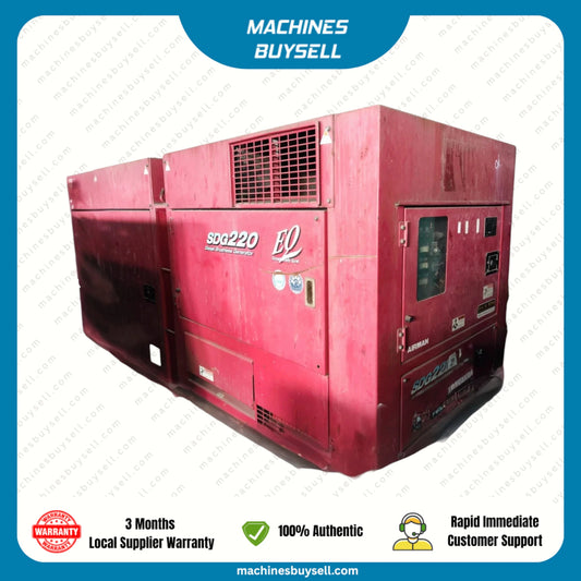 Used 200kVA Mitsubishi 6D24-TLE2B Genset @ 17MI200