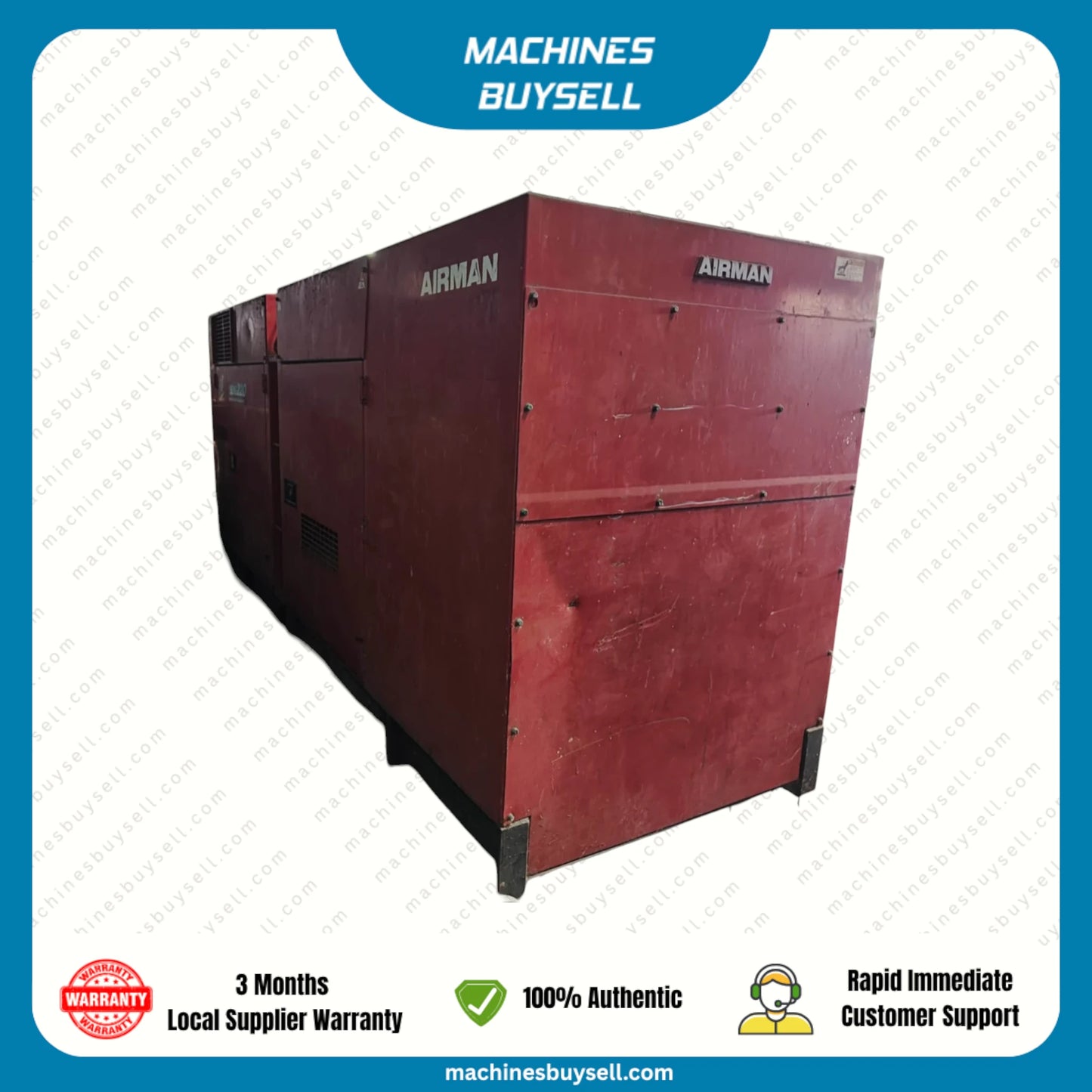 Used 200kVA Mitsubishi 6D24-TLE2B Genset @ 17MI200