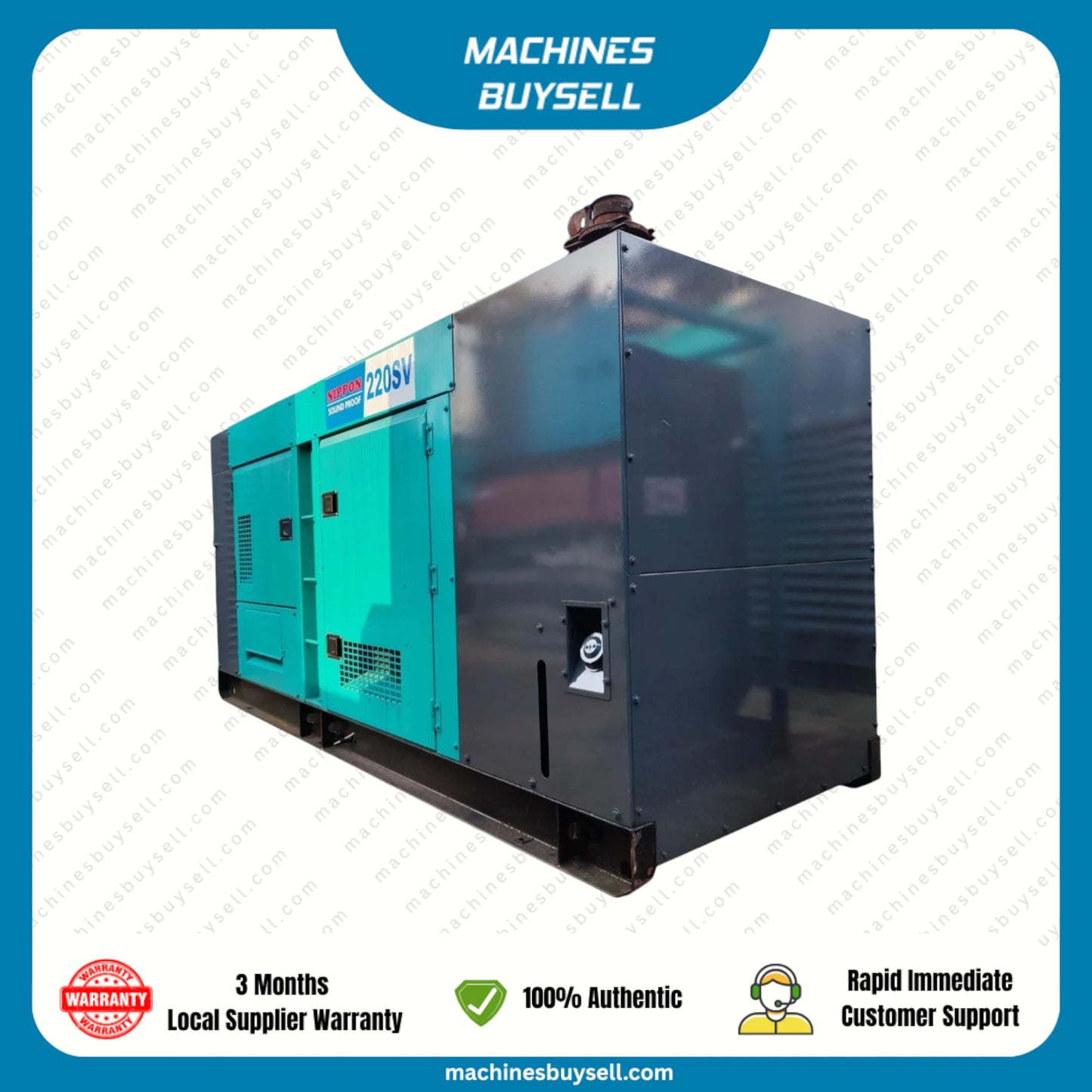 Used 200kVA Volvo TAD734GE Genset @ 6VO200