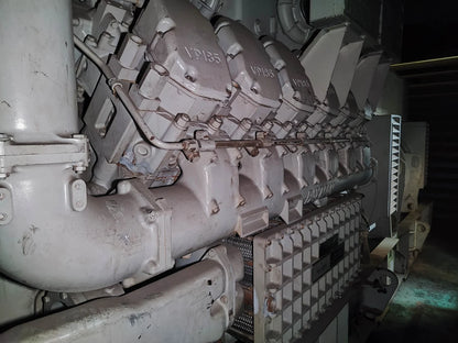 USED 2500KVA PAXMAN 12VP185 GENSET @ 1PA2500