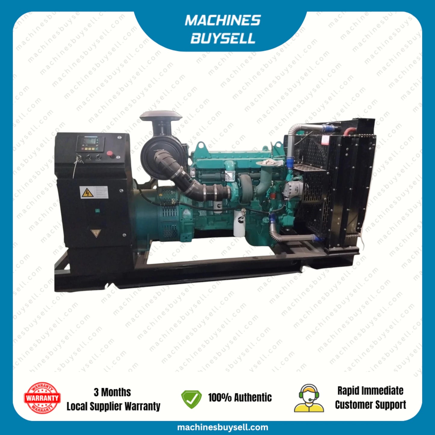 New 250kVA Cummins MTA11-G2 Genset @ 6CU250