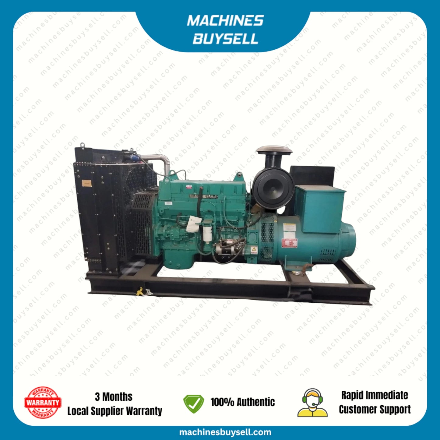 New 250kVA Cummins MTA11-G2 Genset @ 6CU250