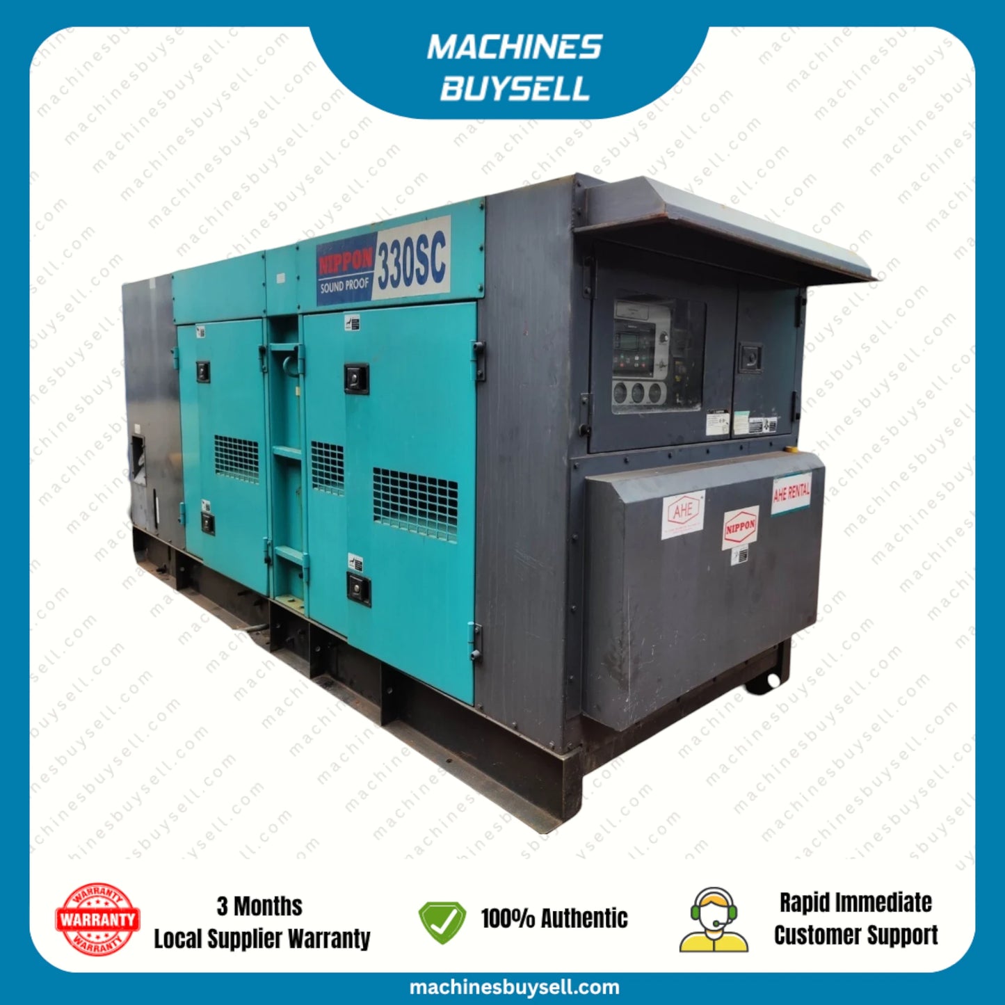 Used 250kVA Cummins NT855-GA Genset @ 11CU250