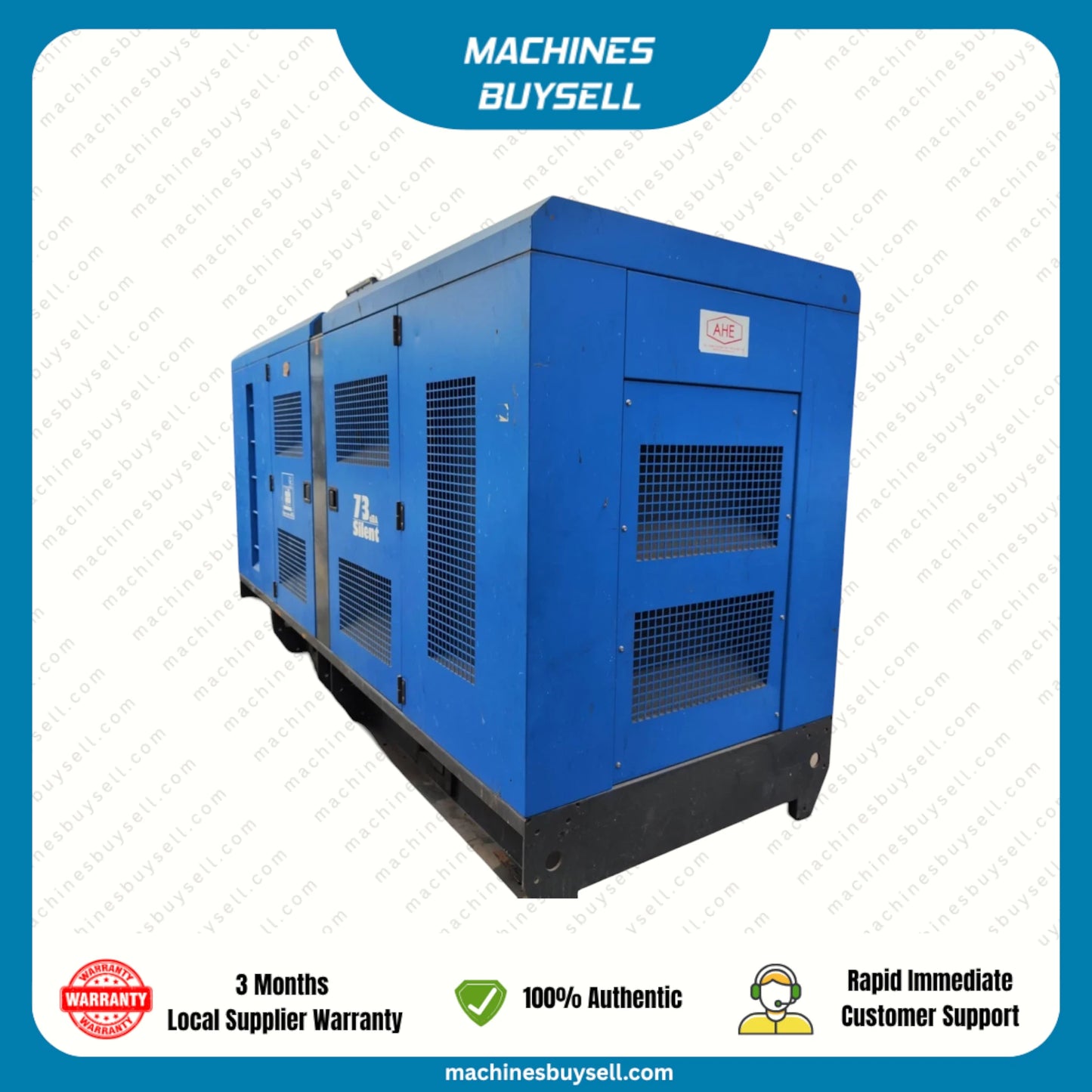 Used 250kVA Cummins NT855-GA Genset @ 13CU250