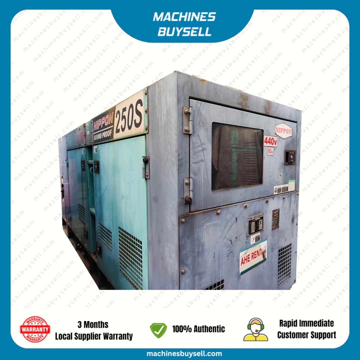 Used 250kVA FPT F2E0685B Genset @ 8FP250
