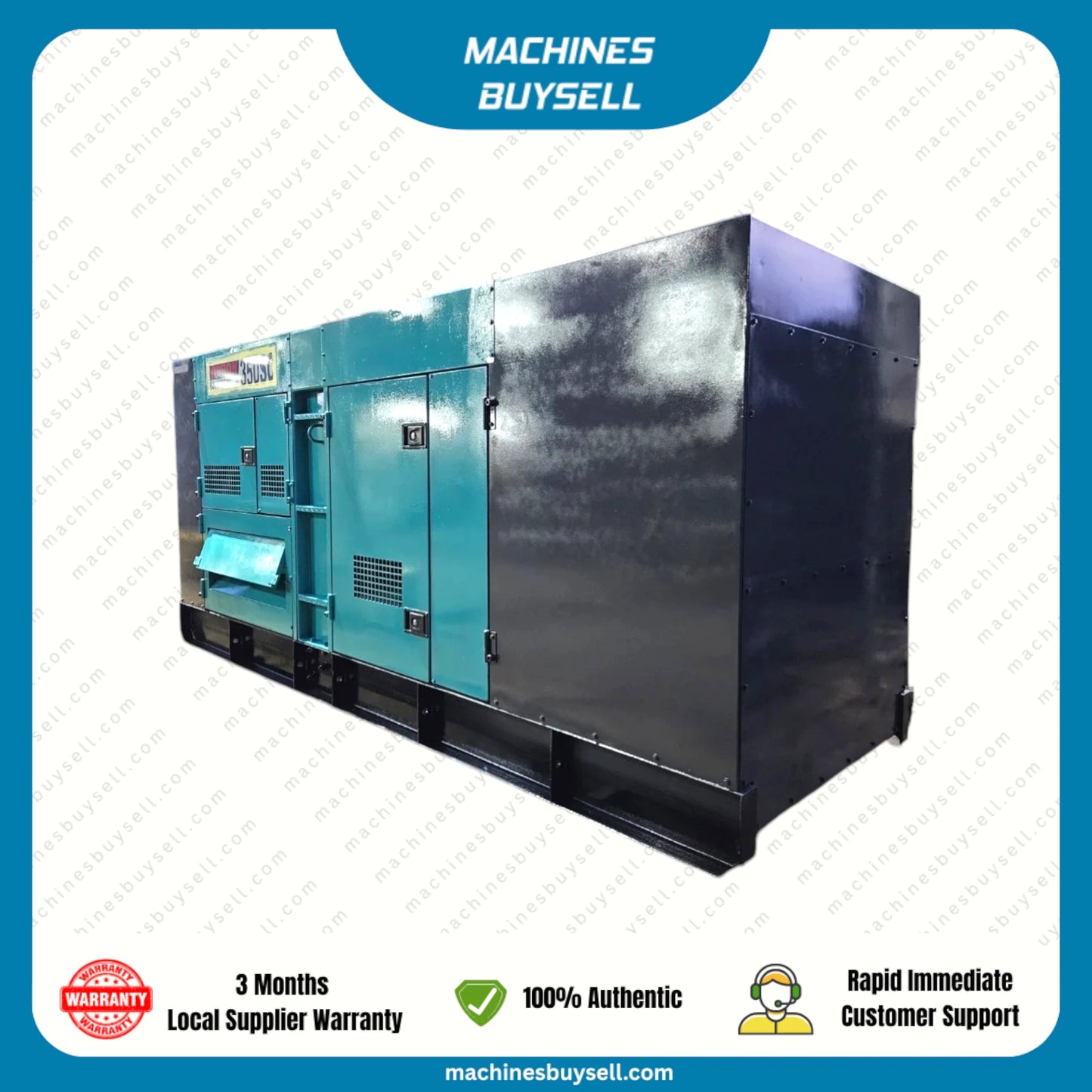 Used 300kVA Cummins NTA855-G1B Genset @ 16CU300