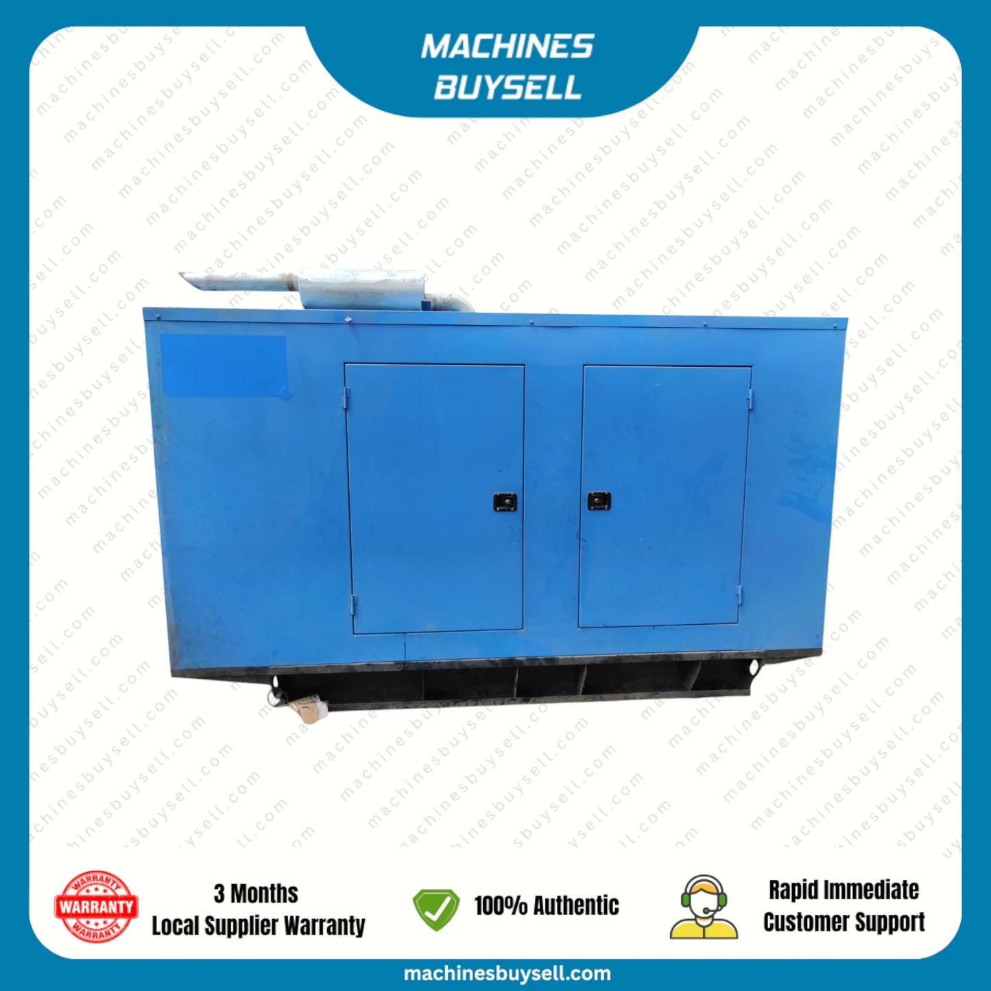 Used 300kVA Doosan P126TI-II Genset @ 37DO300