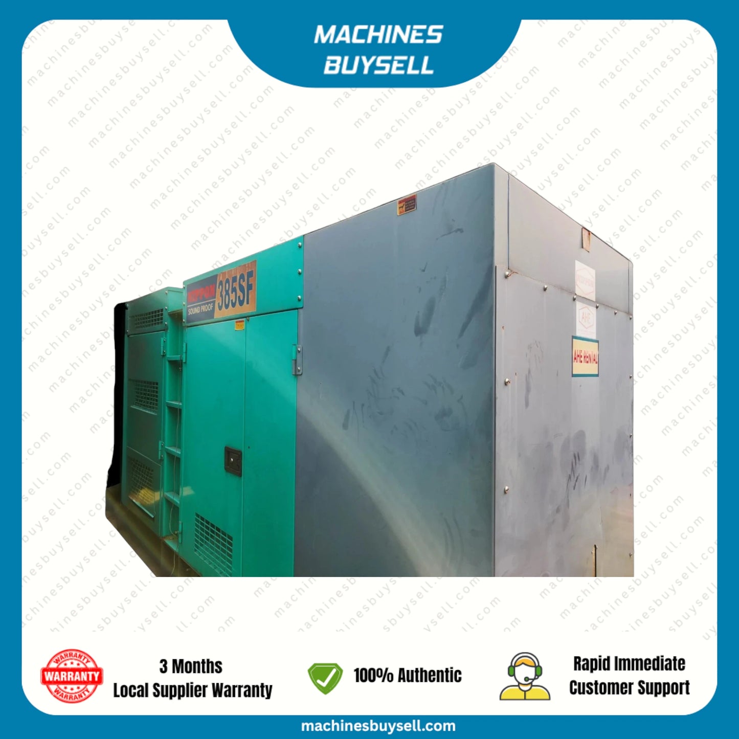Used 300kVA FPT F2CE0685B Genset @ 15FP300
